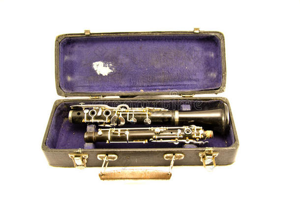 古色古香的单簧管乐器