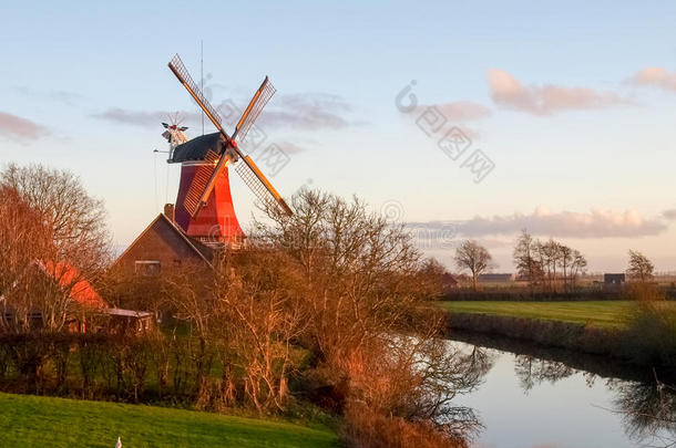 传统风车greetsiel