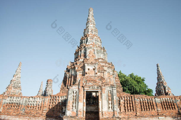 泰国大城府的wat chai watthanaram寺