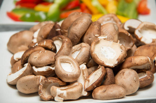 <strong>东南亚</strong>农贸市场的新鲜香菇