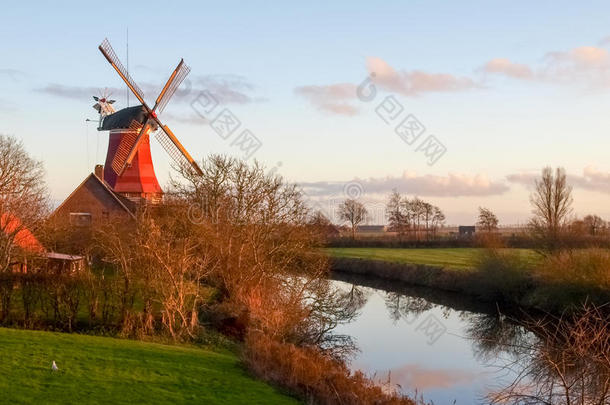 传统风车greetsiel