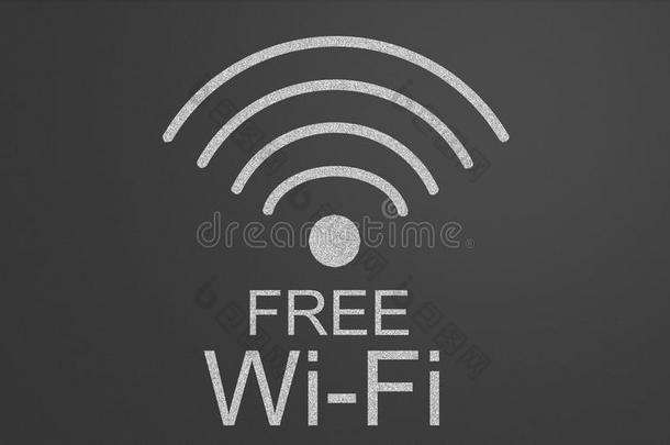 免费<strong>wifi</strong>标志