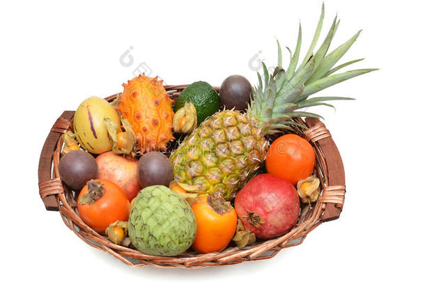 水果篮，混合水果