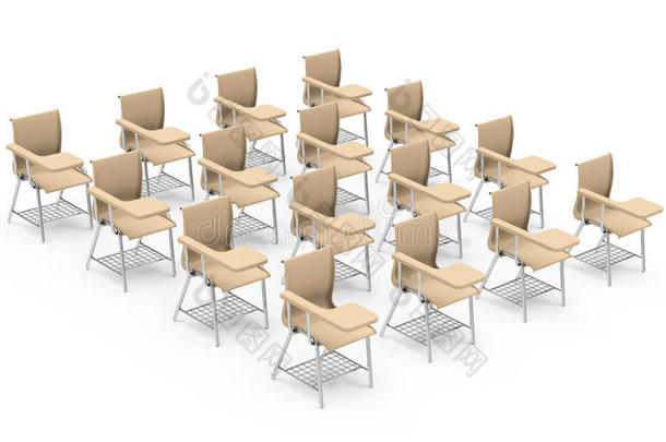 扶手椅椅子教室家具对象