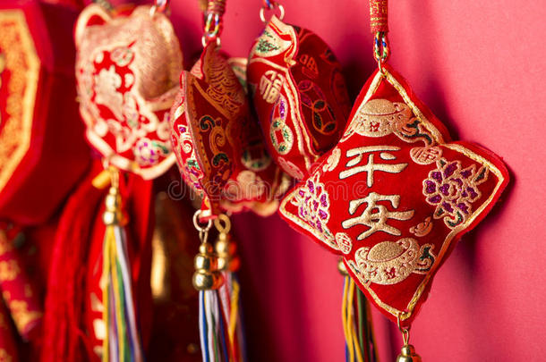 中国新年的装饰。