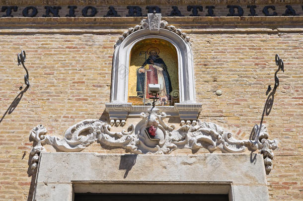 <strong>圣安东尼奥</strong>教堂。<strong>圣</strong>塞韦罗。普利亚。意大利。