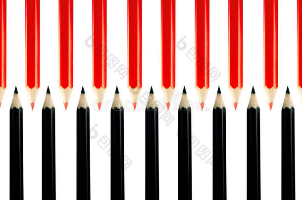 红黑铅笔