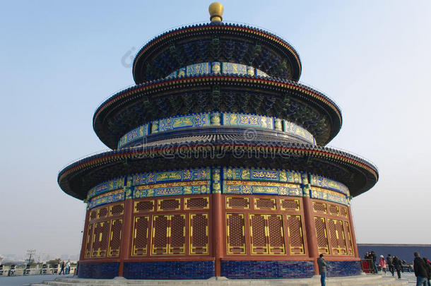 大门和<strong>天坛</strong>，<strong>天坛</strong>，道教寺庙，建筑，北京，中国