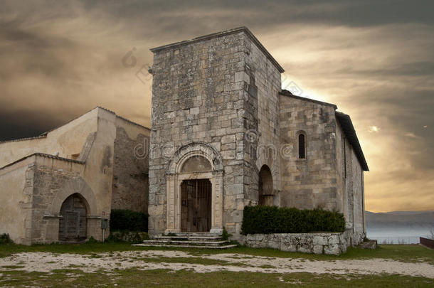 修道院阿布鲁佐阿尔巴古代的古董