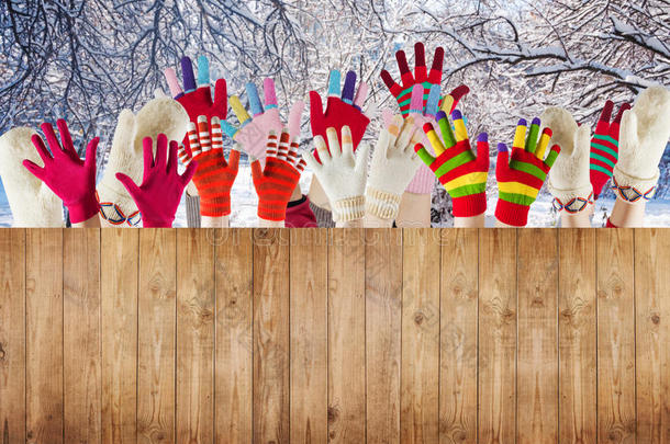 冬季手套和手套