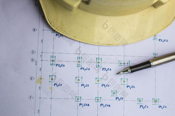 建筑师建筑的建筑学蓝图建筑