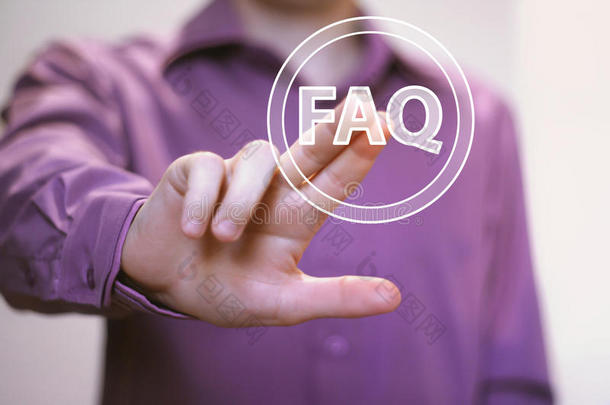 业务按钮FAQ连接图标Web通信