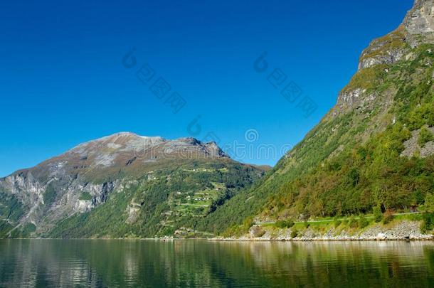 挪威的Geiranger峡湾受到联合国教科文组织的保护