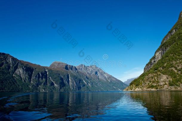 挪威的Geiranger峡湾<strong>受到</strong>联合国教科文组织的保护