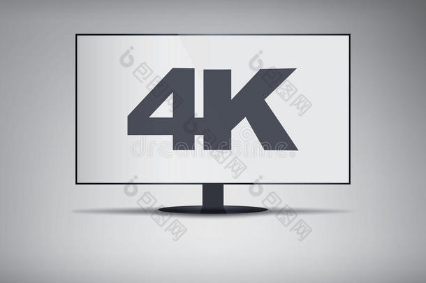 超高清分辨率4k智能<strong>电视</strong>屏幕。