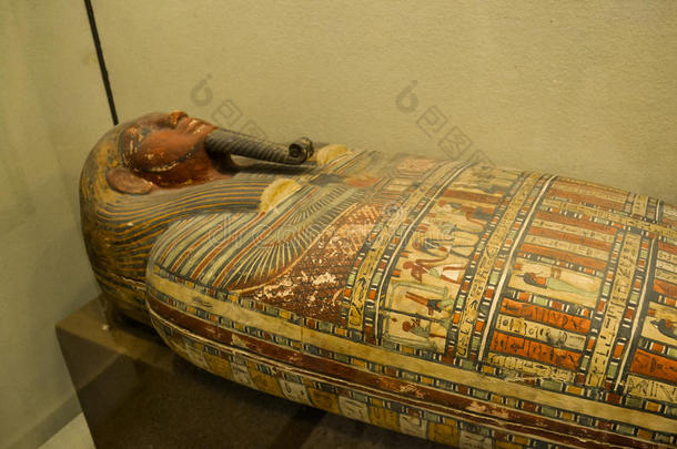 法老的埃及石棺
