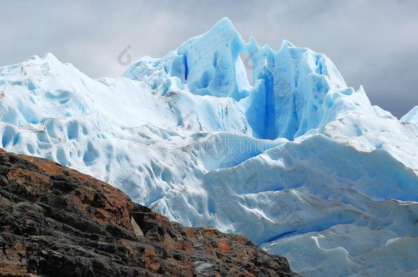 冰川冰佩里托莫雷诺冰川-国家公园洛斯冰川-阿根廷