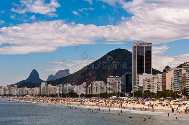 巴西里约热内卢<strong>科帕卡巴纳</strong>海滩