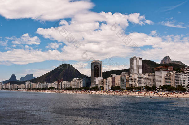巴西里约热内卢<strong>科帕卡巴纳</strong>海滩