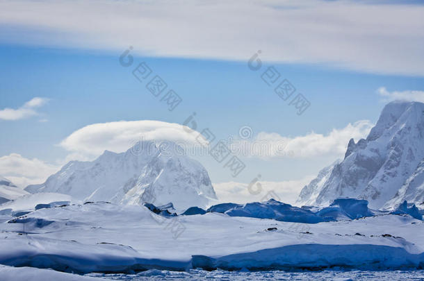 <strong>南极</strong>洲的雪山