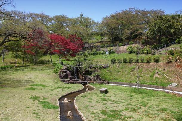 日式花园，himeji