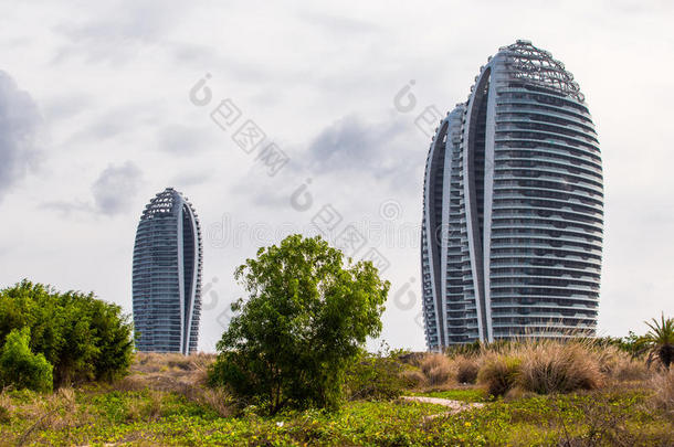 亚洲美女建筑瓷器城市