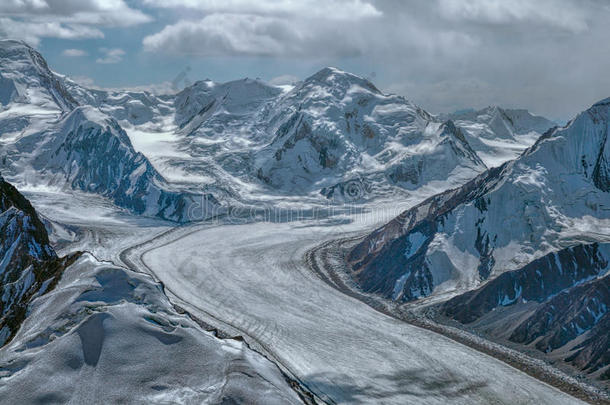 塔吉克斯坦的费琴科冰川