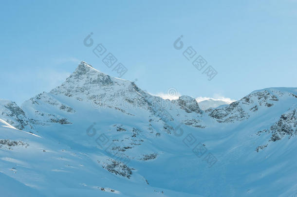 索尔登高山阿尔卑斯山景观