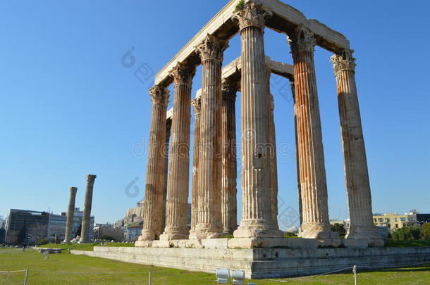 雅典的<strong>奥林匹亚</strong>宙斯神庙