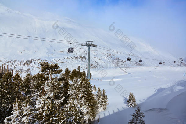 奥地利奥伯格尔山地滑雪场