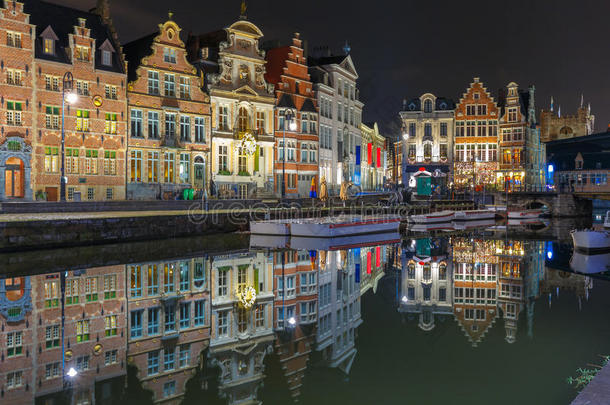 建筑学美丽的比利时的比利时比荷卢