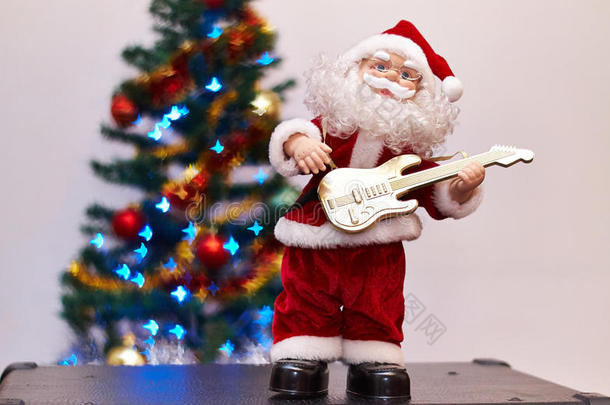 圣诞老人弹吉他玩具