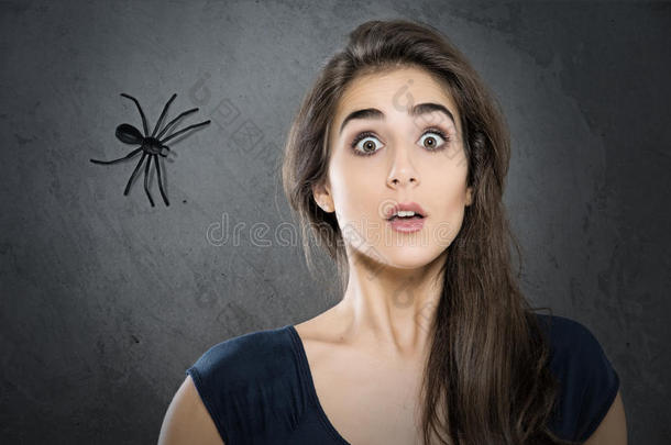 焦虑焦虑的蛛网膜蜘蛛恐惧症攻击