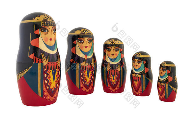 巴布什卡传统的俄罗斯娃娃