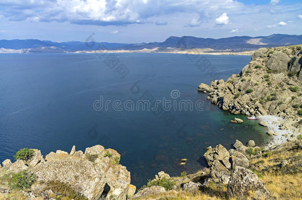 海湾海滩船破损斗篷