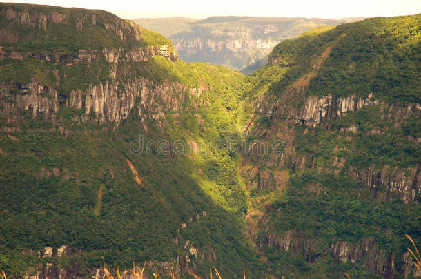 巴西南部的峡谷