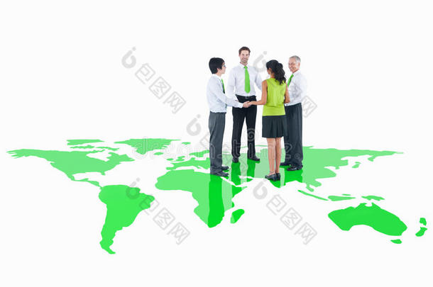 全球绿色商业合作环境理念