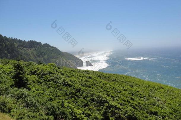 加利福尼亚撞车草地平线风景