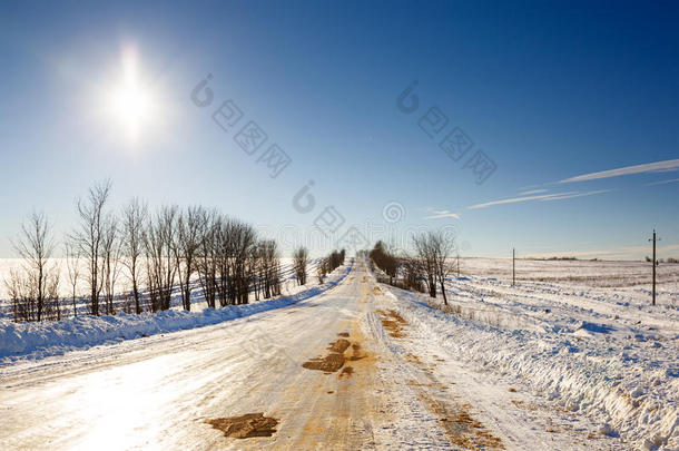 积雪路面