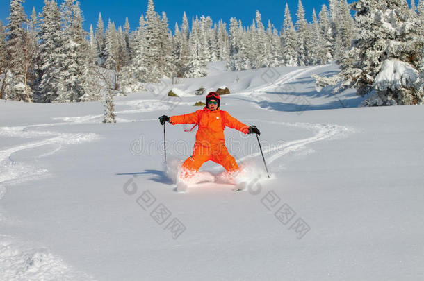 山地滑雪运动员