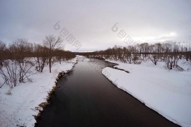 桥北海道日本千寻沼泽地