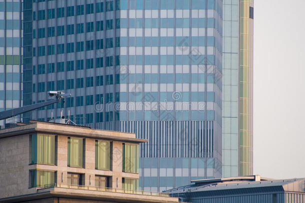 德国法兰克福摩天大楼的立面