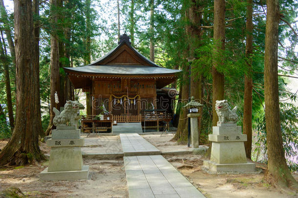 日本长野阿池村阿池神社