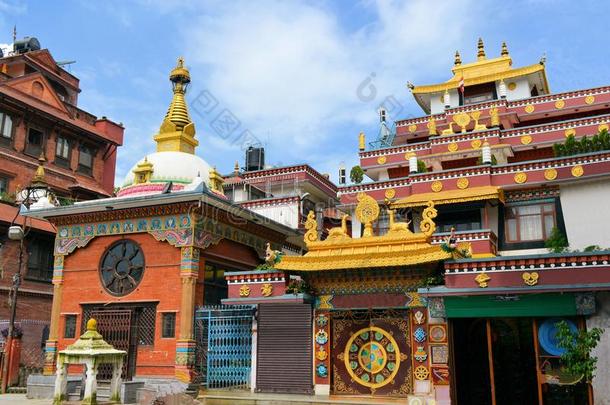 布德哈纳佛教寺庙，加德满都，尼泊尔