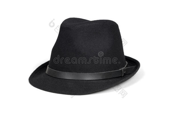黑色时尚帽子