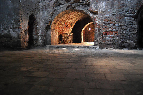 先进的古代的建筑学地下室建筑