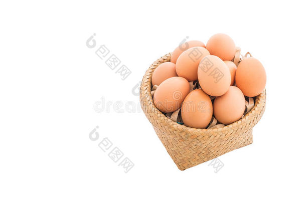 竹篮里的鸡蛋