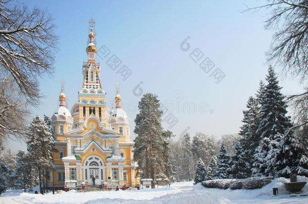 哈萨克斯坦阿拉木图曾科夫大教堂