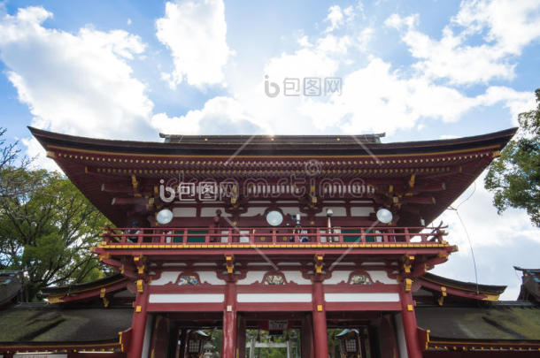 日本福冈市大藏府神社图片-包图网企业站