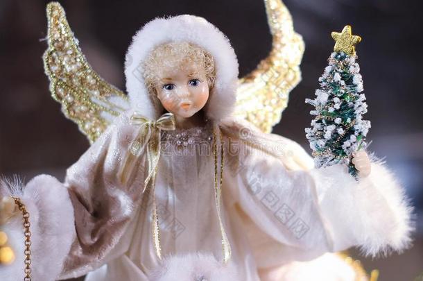 天使圣诞装饰品娃娃形象<strong>可爱</strong>的节日<strong>翅膀</strong>
